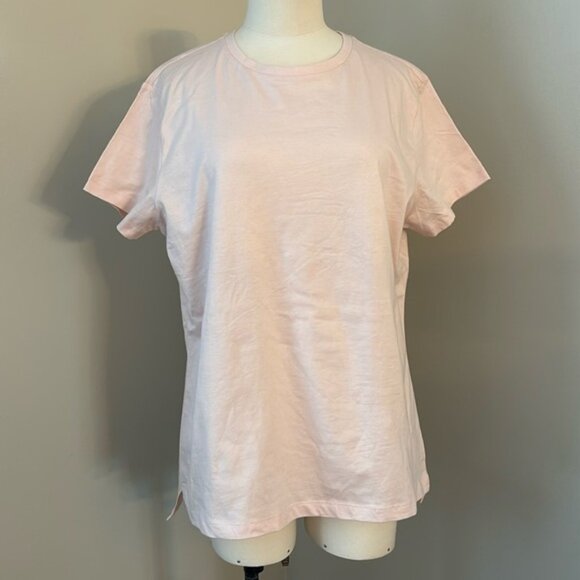 Bench Blush Light Pink Crewneck T-Shirt Sz L - Picture 1 of 7
